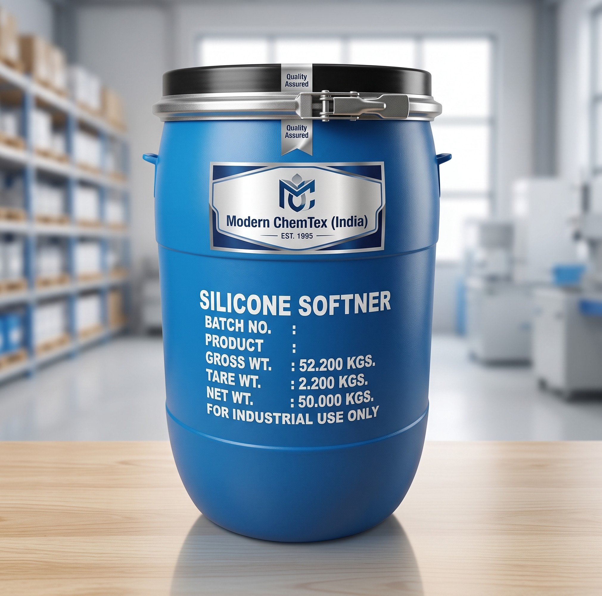 Industrial Grade Silicone Softener (50 Kg / 50 Litre Drum)